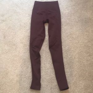 Lululemon burgundy leggings